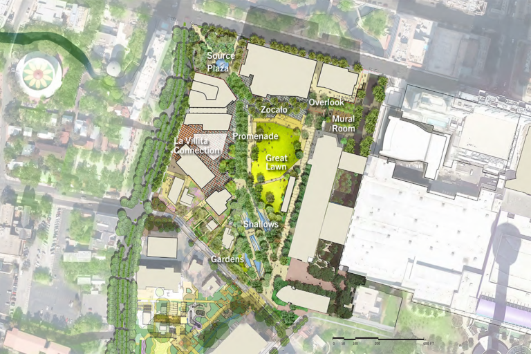 Civic Park at Hemisfair Plan Diagram