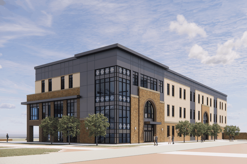 TAMU-SA’s Public Health and Education Building: a new gateway to health science careers.